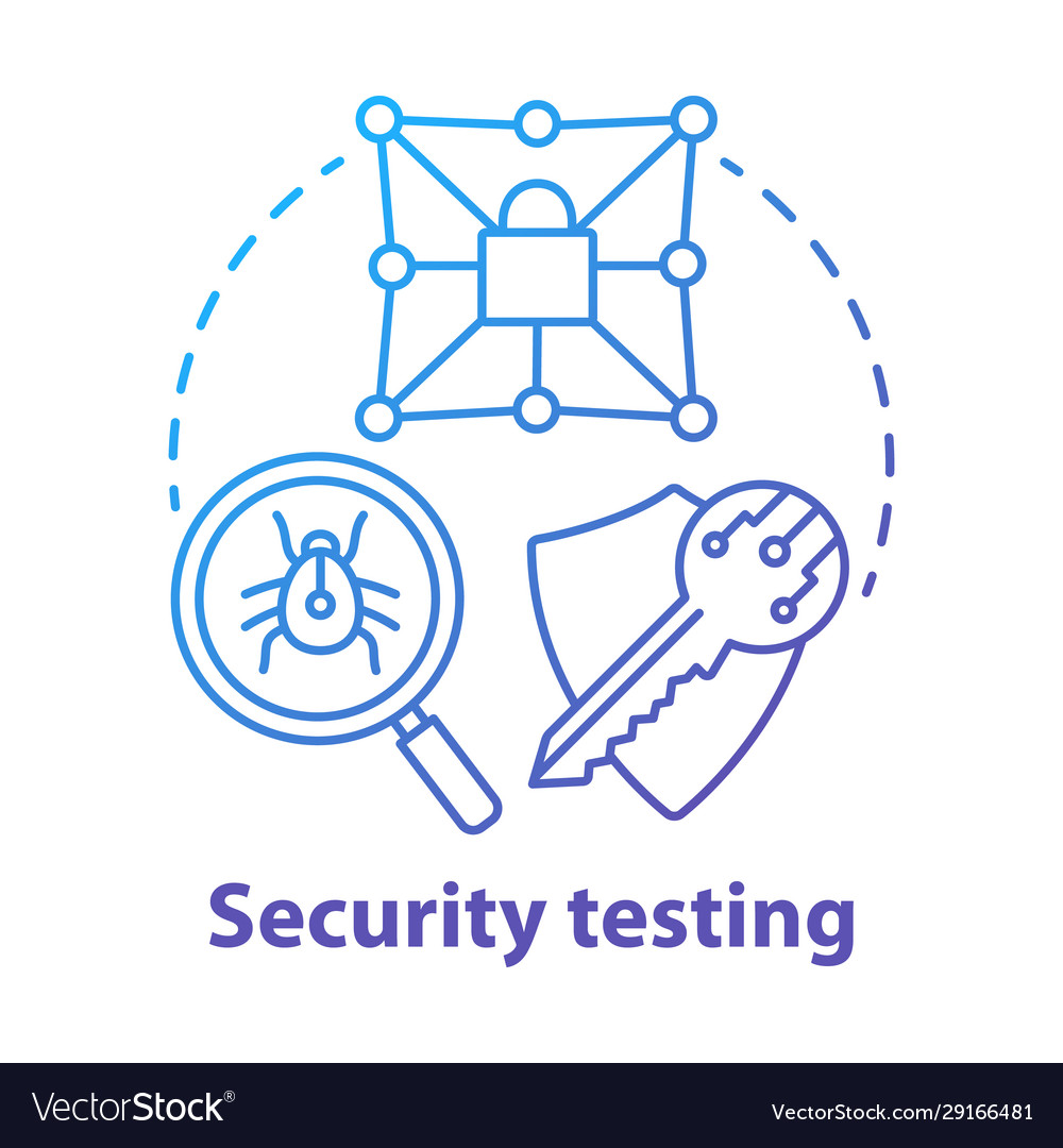 Security Testing Icon - Key & Shield
