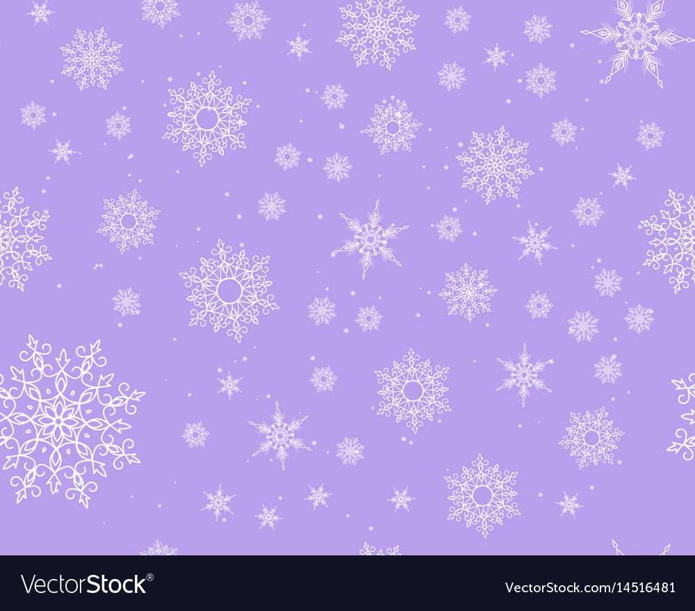 Winter card snowflake pattern