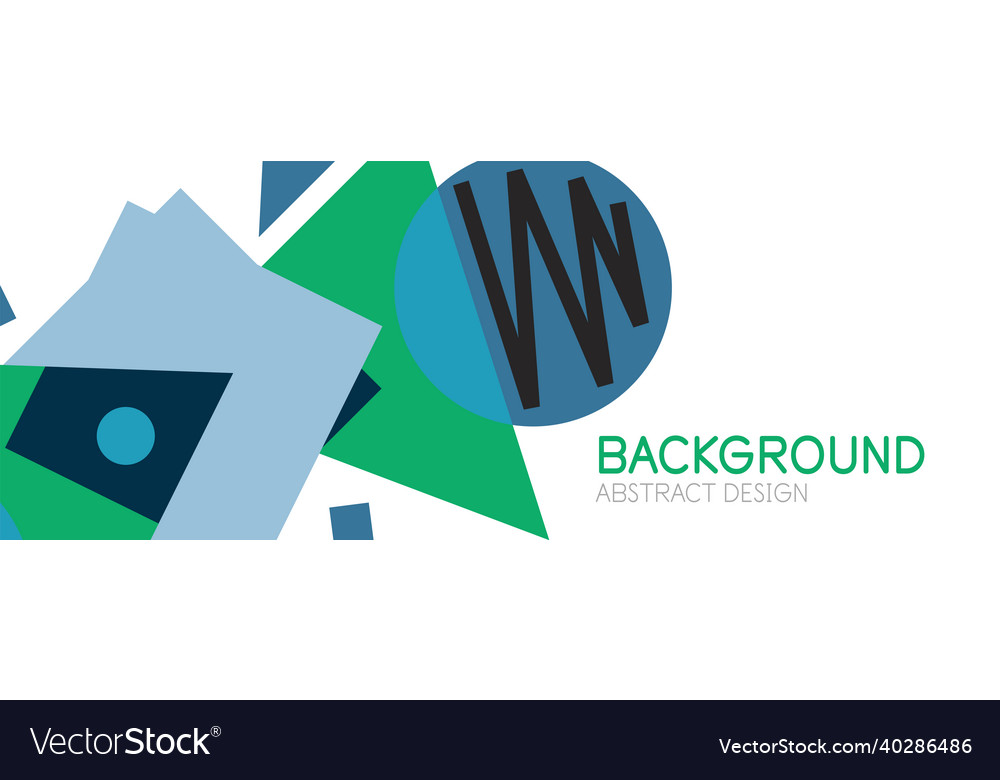 Abstract background blocks lines triangles vector image Abstract background blocks lines triangles