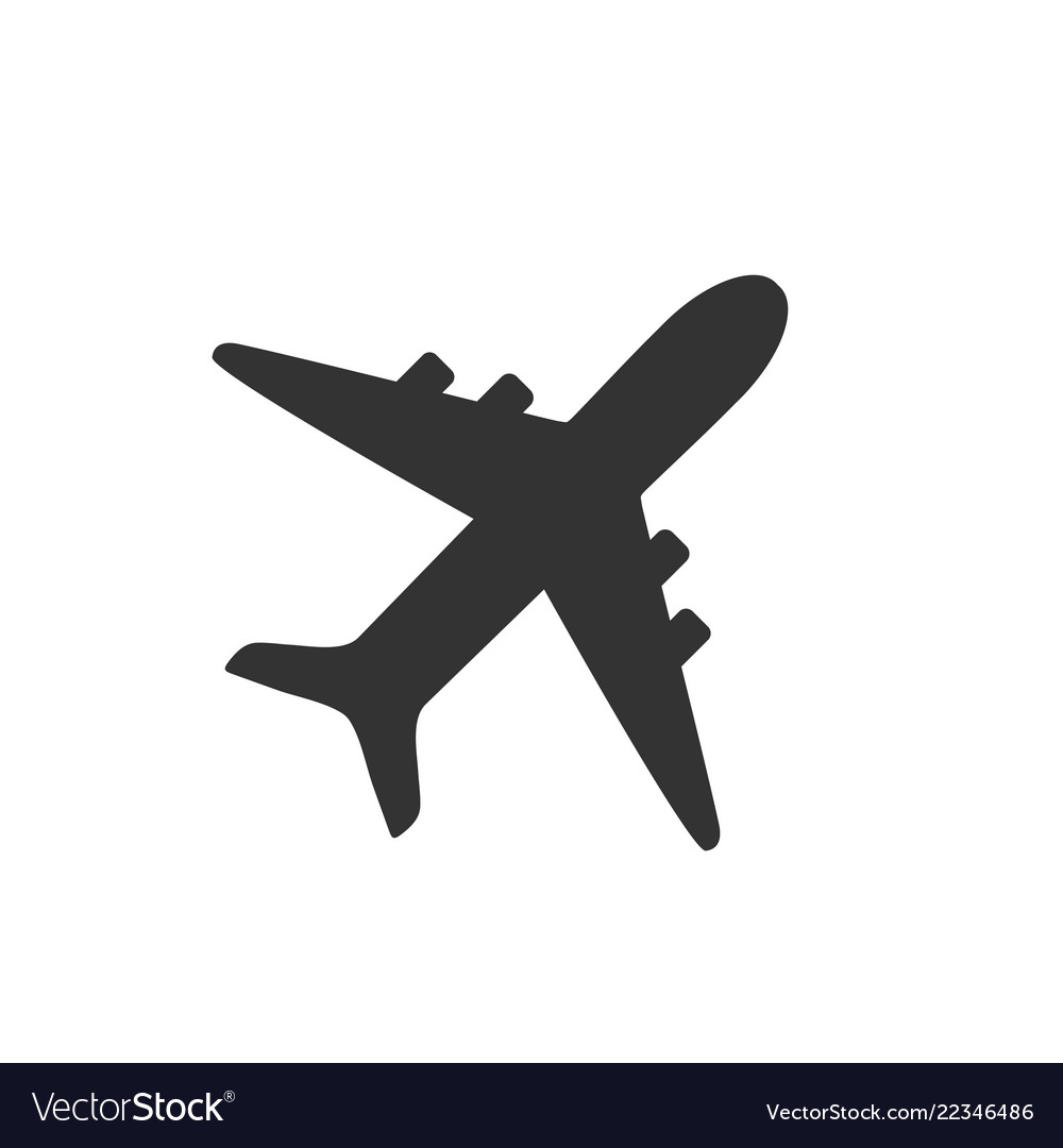 Download Airplane icon plane sign Royalty Free Vector Image