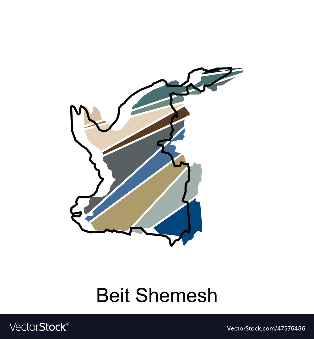 Beit shemesh map icon design