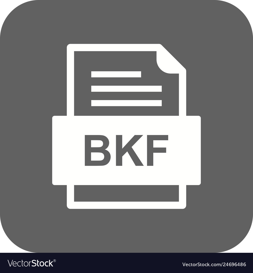 Bkf file document icon