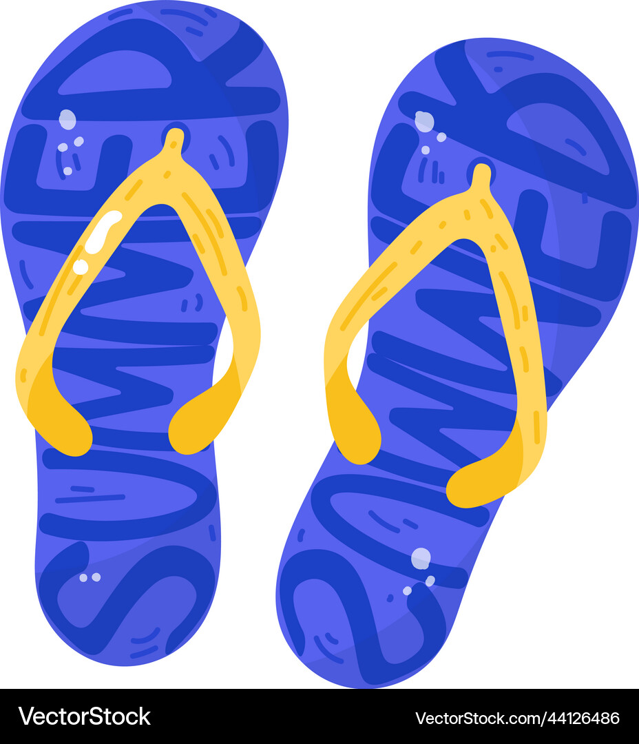 Flip flops Royalty Free Vector Image - VectorStock