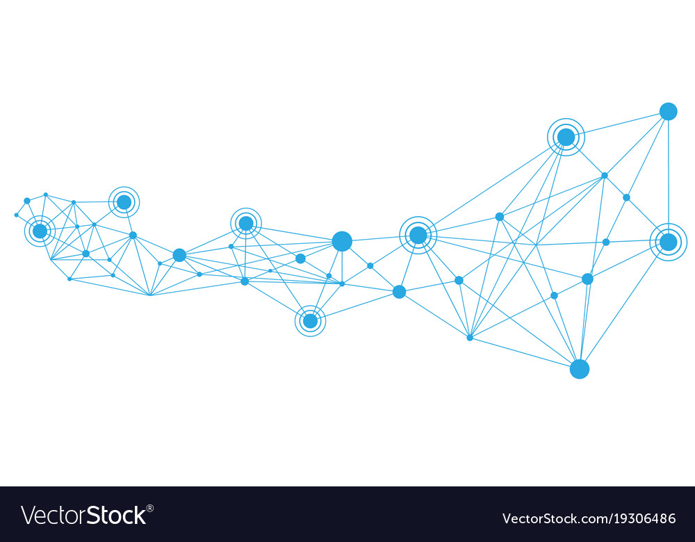 Polygonal with connecting dots