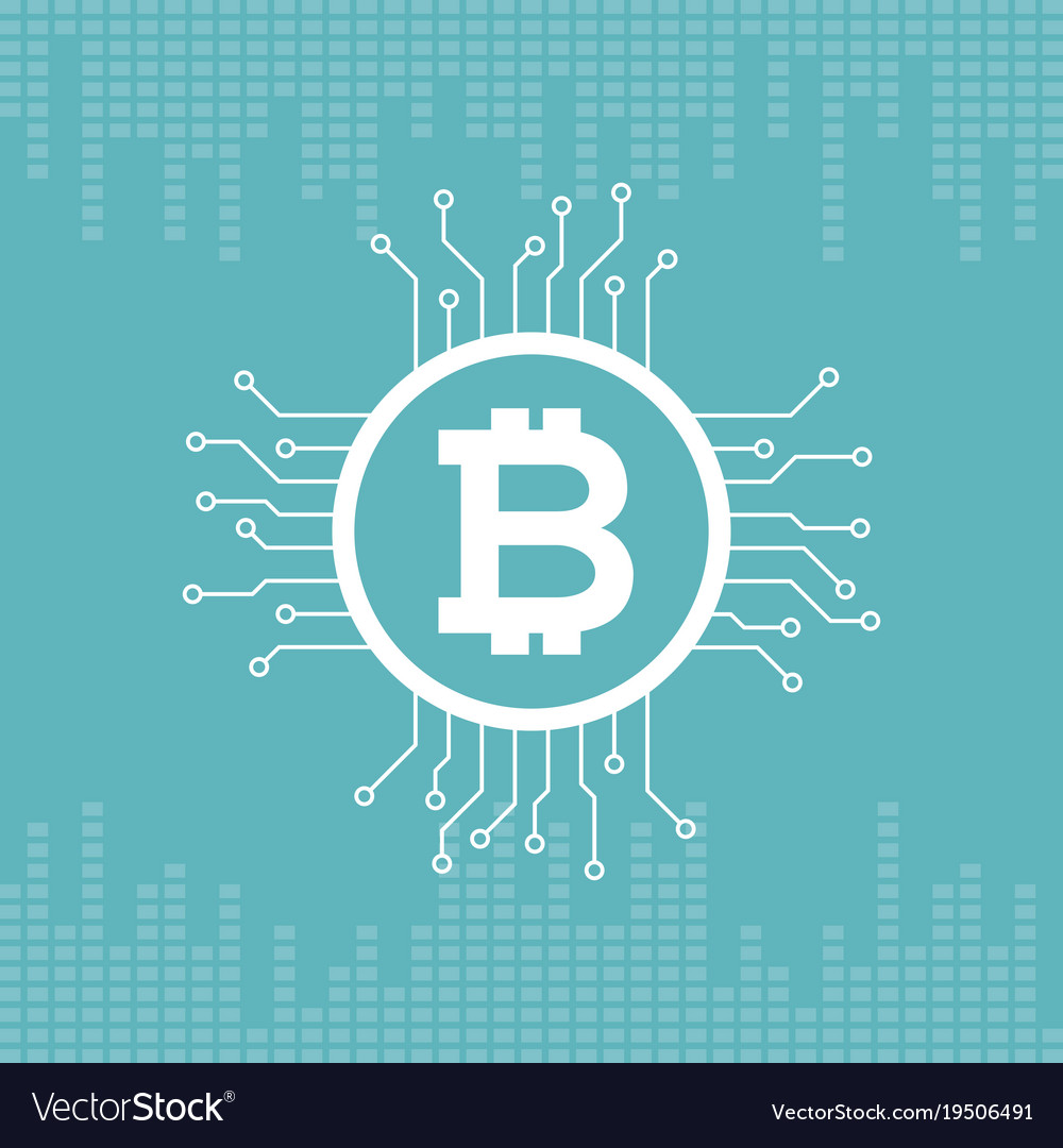 Bitcoin and circuit with geometric background