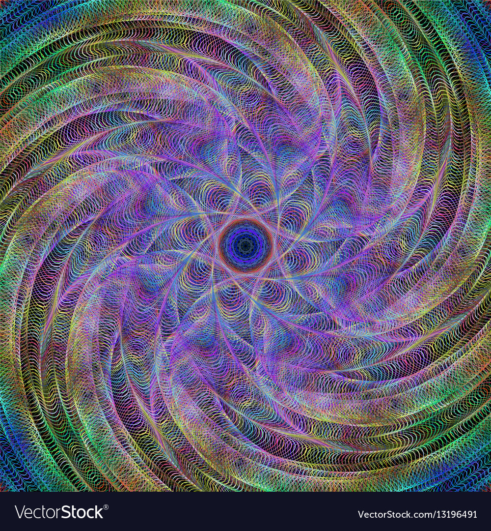 Computer generated spiral fractal background