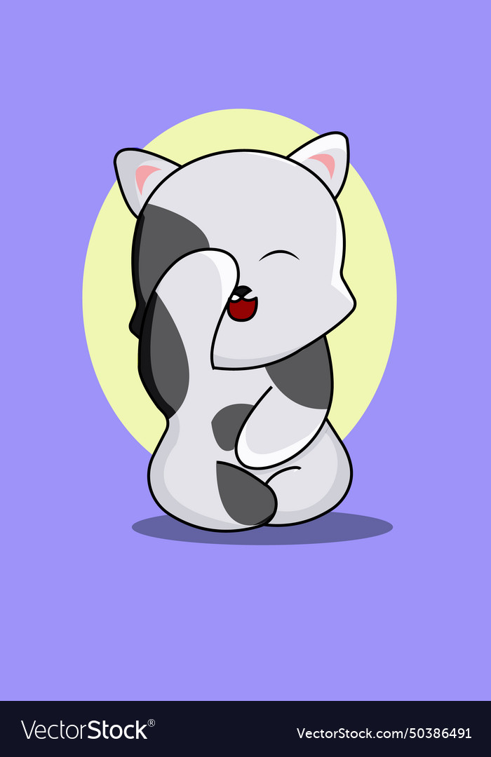 Cute cat animal cartoon