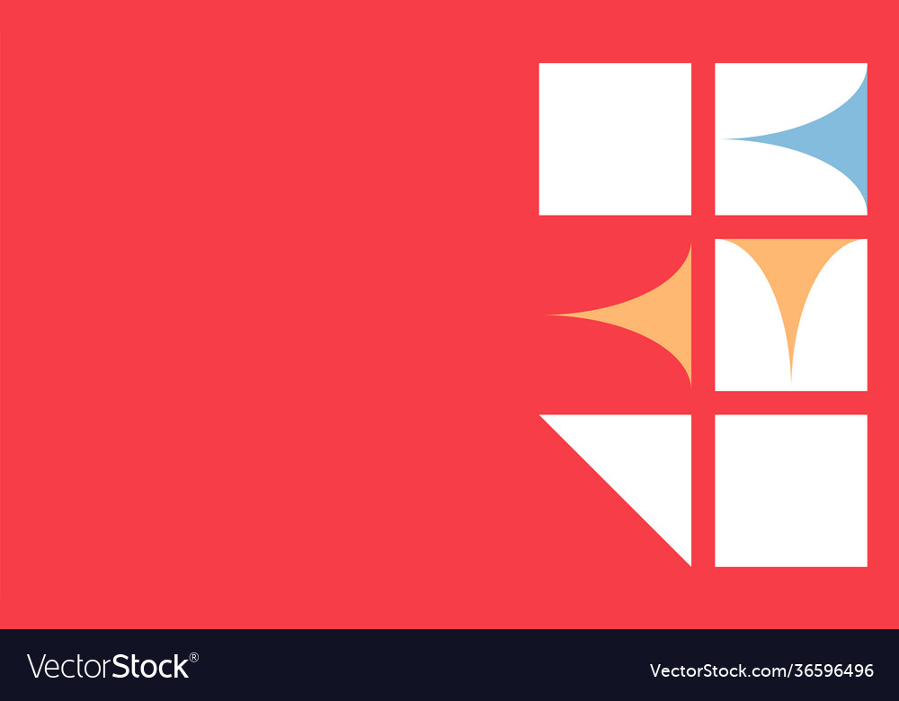 Abstract elements design vector image Abstract elements design