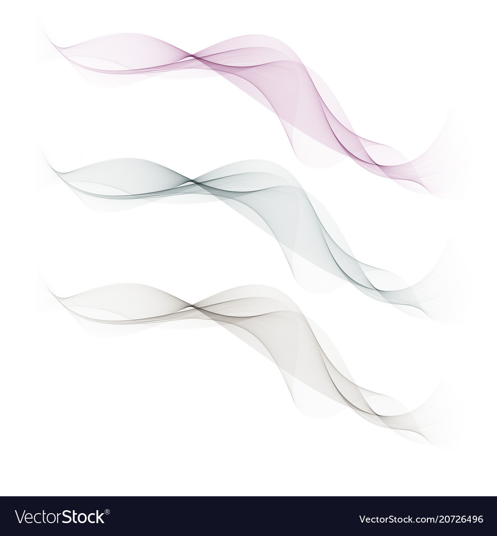 Abstract wave design elementtransparent colorful vector image Abstract wave design elementtransparent colorful