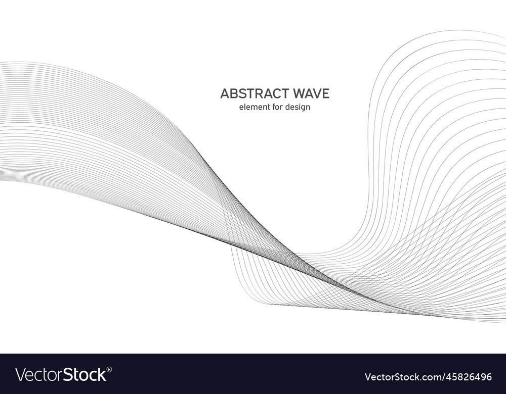 Abstract wave element for design digital vector image Abstract wave element for design digital