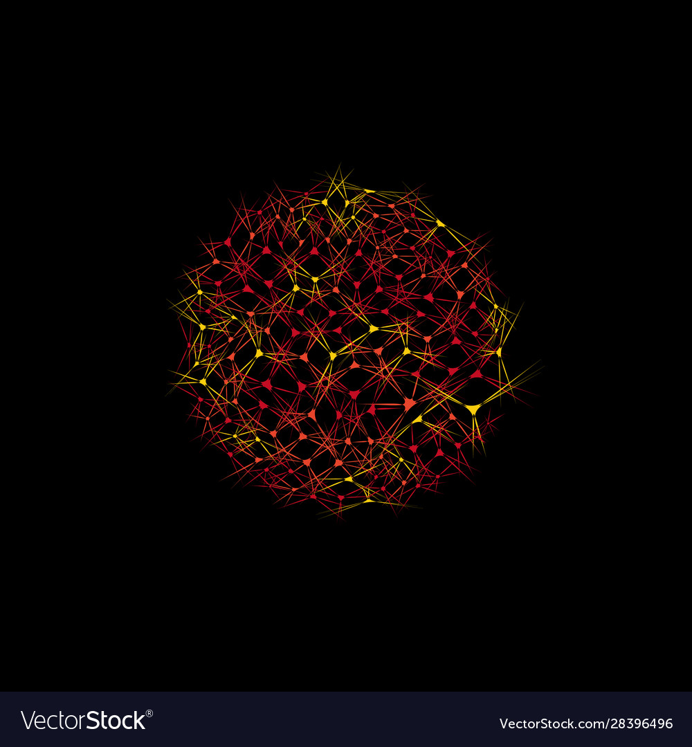 Abstraction circle fractals explosion planet