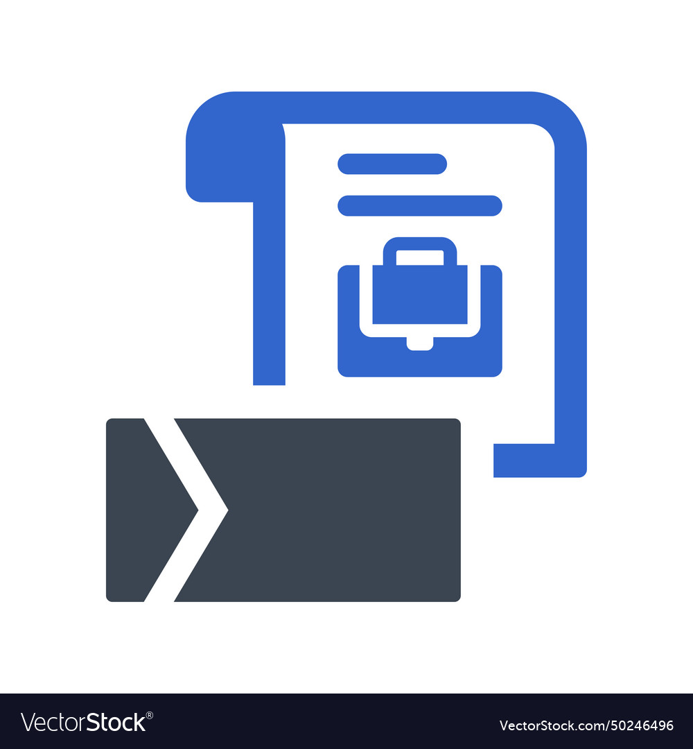 Appointment letter icon