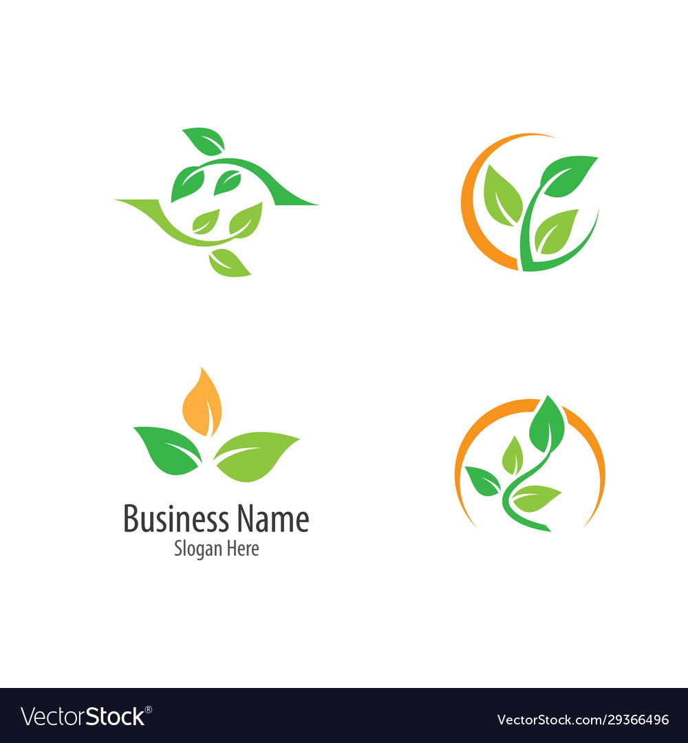 Ecology logo template icon