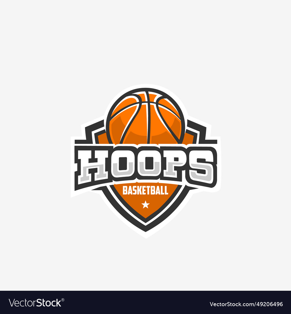 hoops-basketball-club-ready-made-logo-template-vector-image