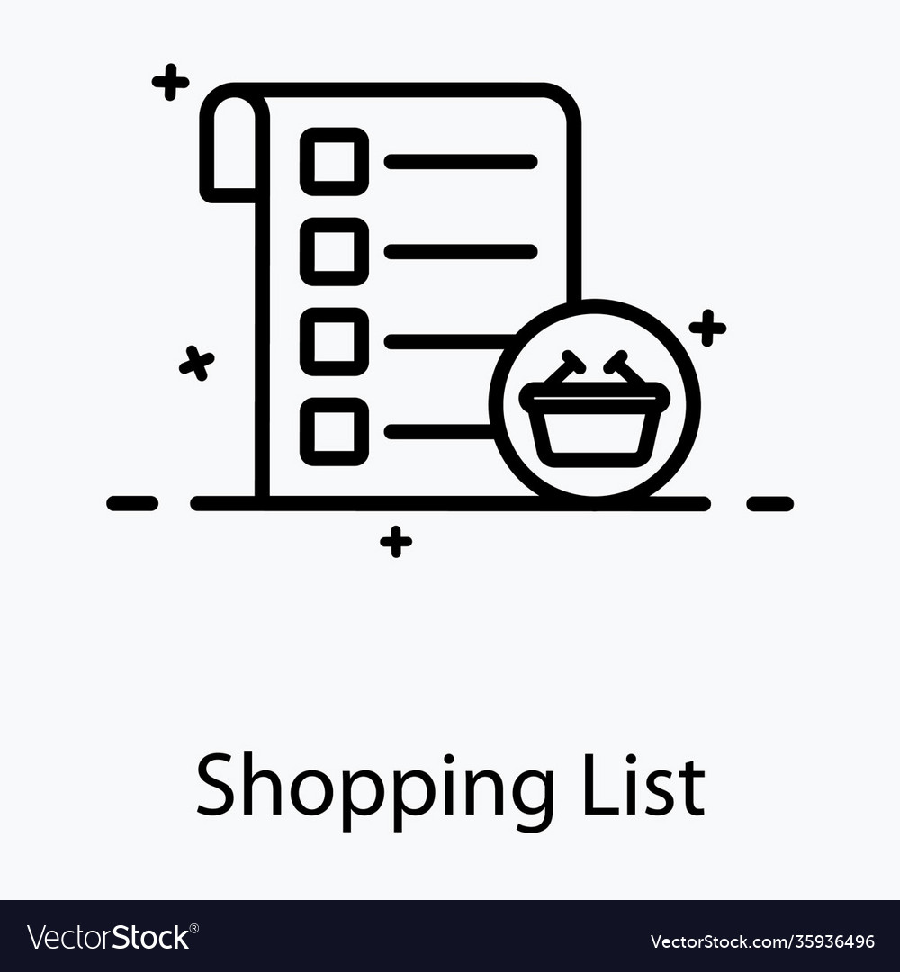 Shopping list