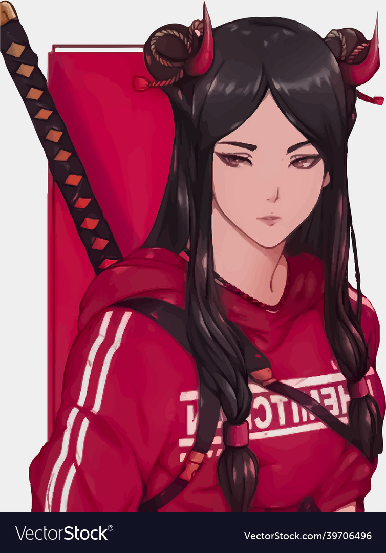 Girl with red on sale hoodie