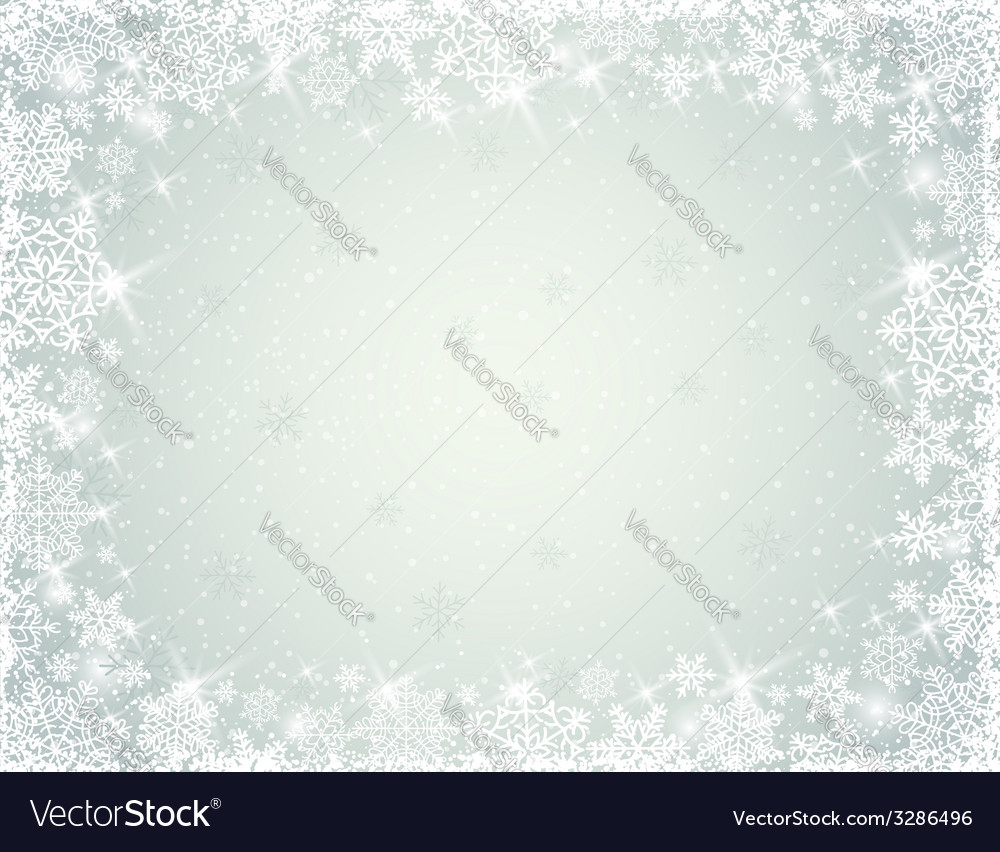 Winter Snowflake Background