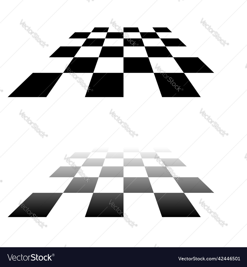 Chess checkerboard squares textured element vector image Chess checkerboard squares textured element