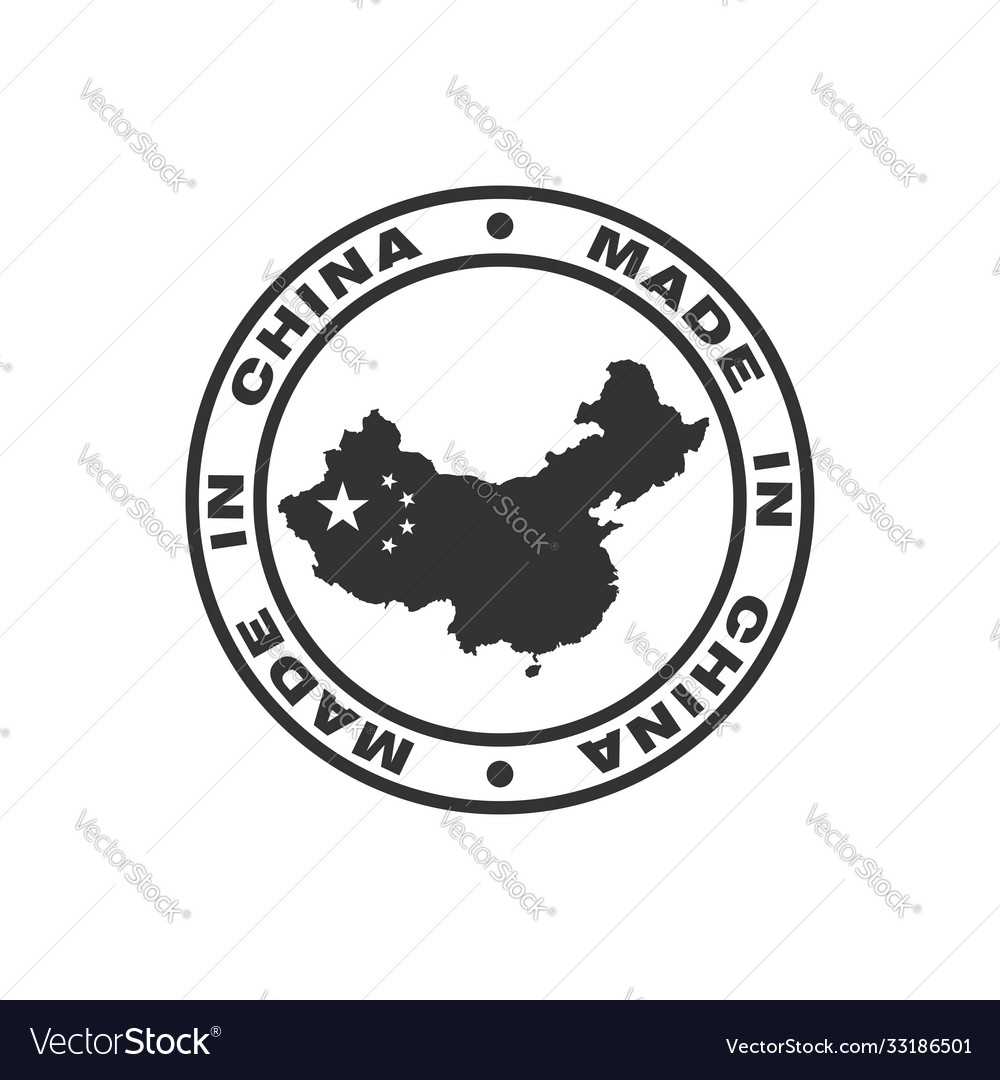 China black vector image China black