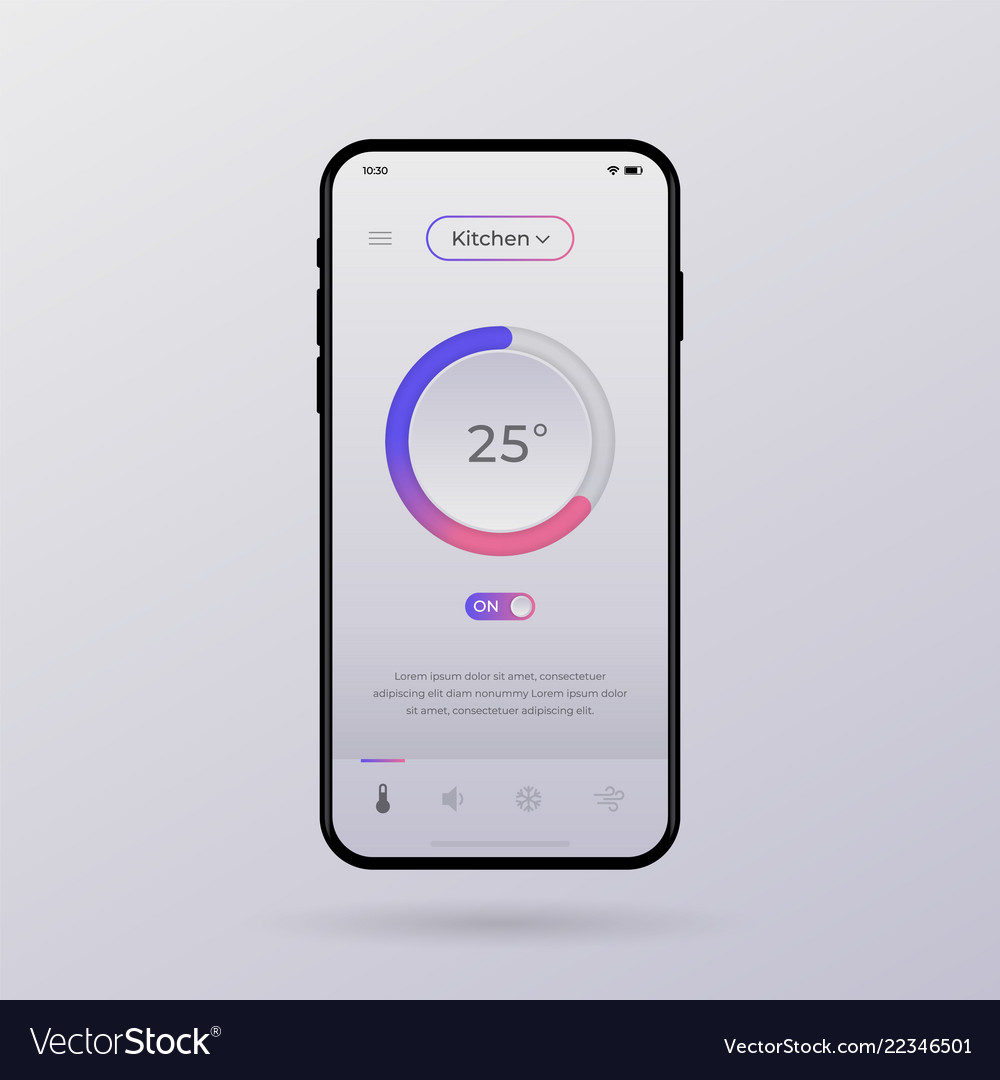 Dashboard ui and ux kit control center design Vector Image