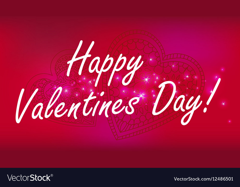 Happy valentines day background Royalty Free Vector Image