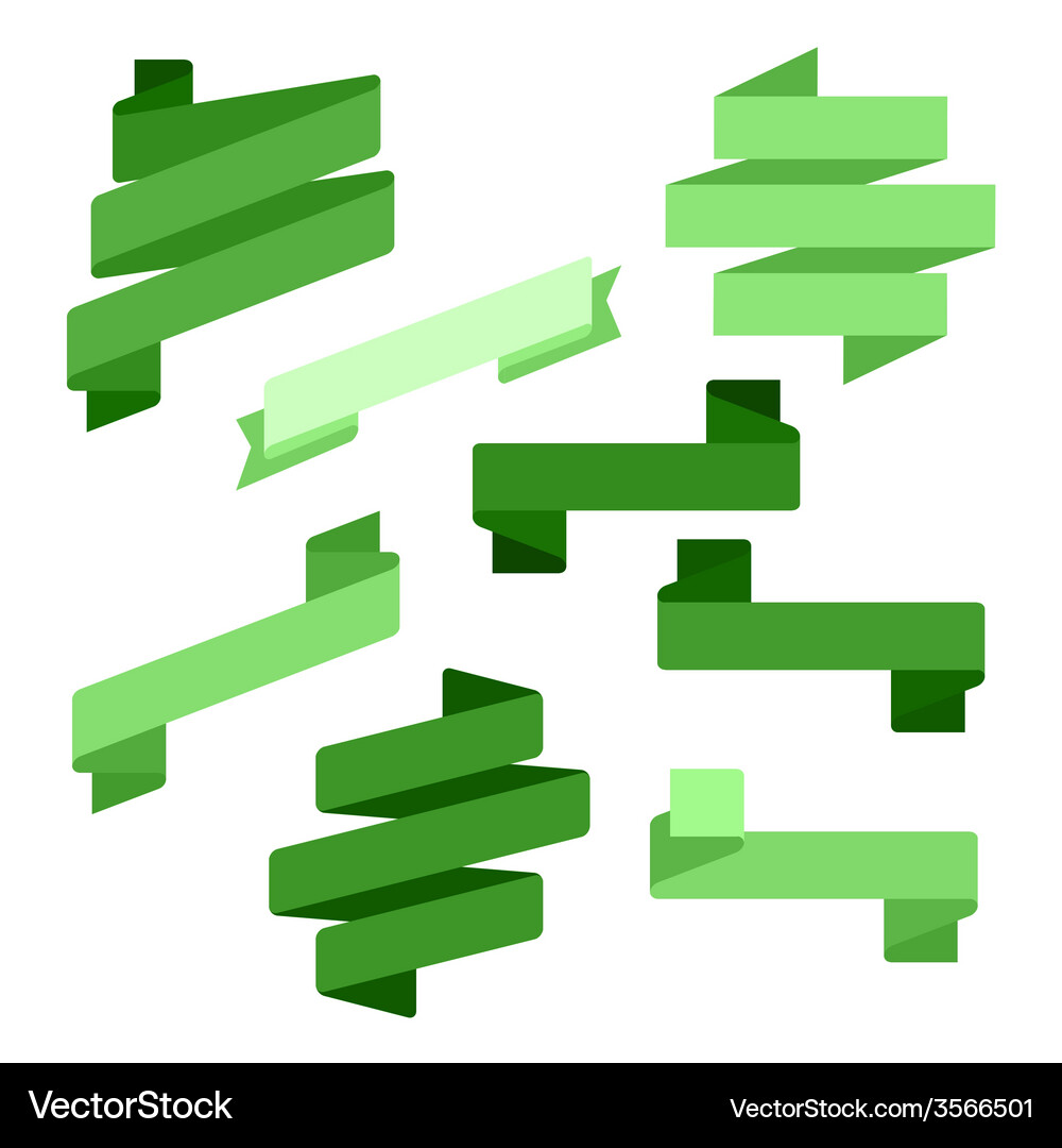 Infographics creative trendy ribbon flat business Vector Image