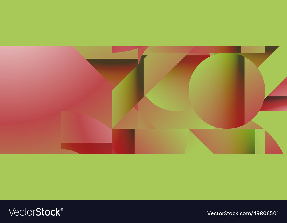 Simple geometric forms - dynamic vector image Simple geometric forms - dynamic