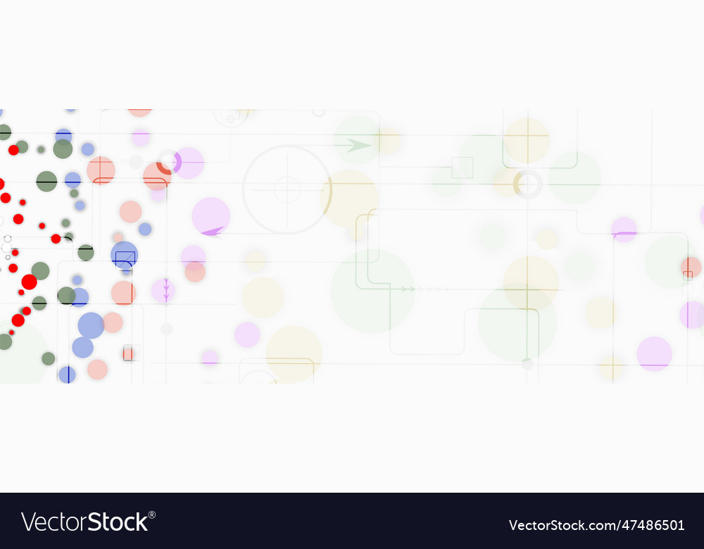 Technology data background idea of global vector image Technology data background idea of global