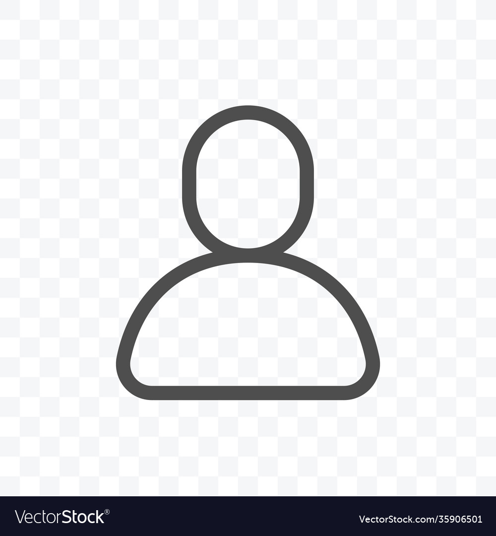 user profile icon transparent