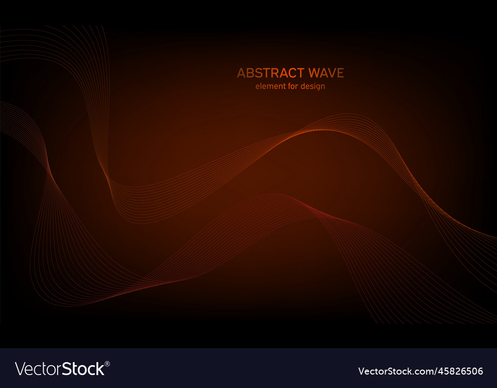 Abstract wave element for design digital vector image Abstract wave element for design digital