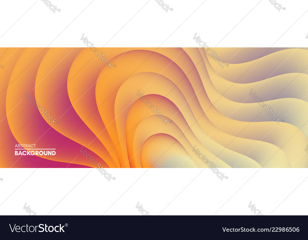 Art dynamic effect cover design template