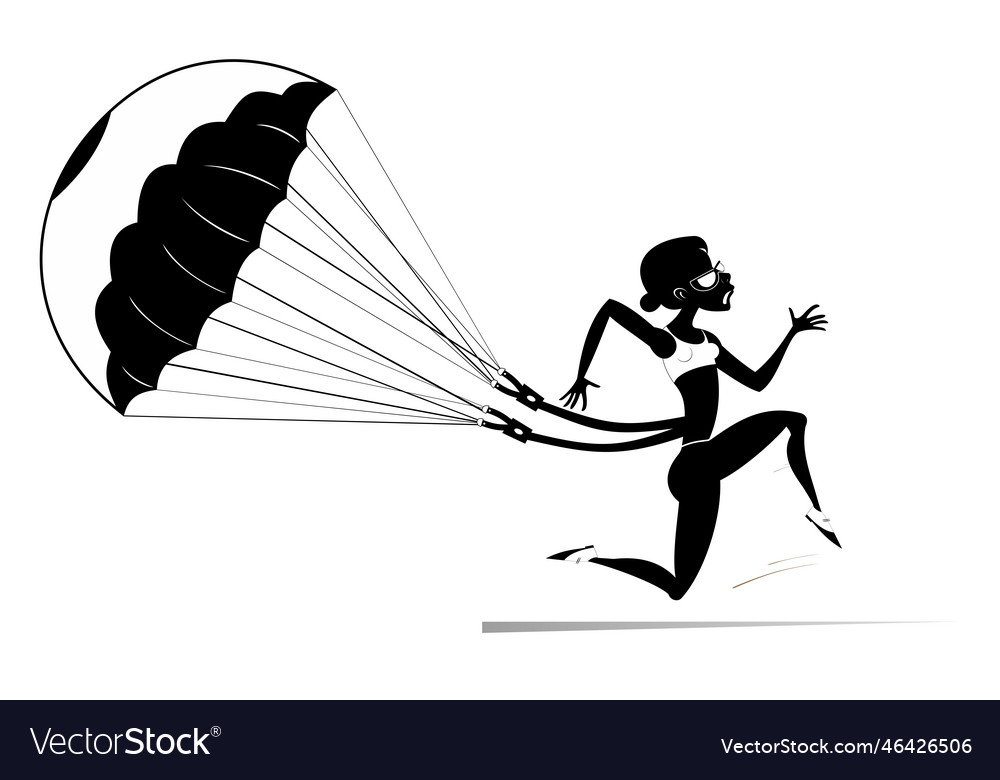 Hard training runner parachute