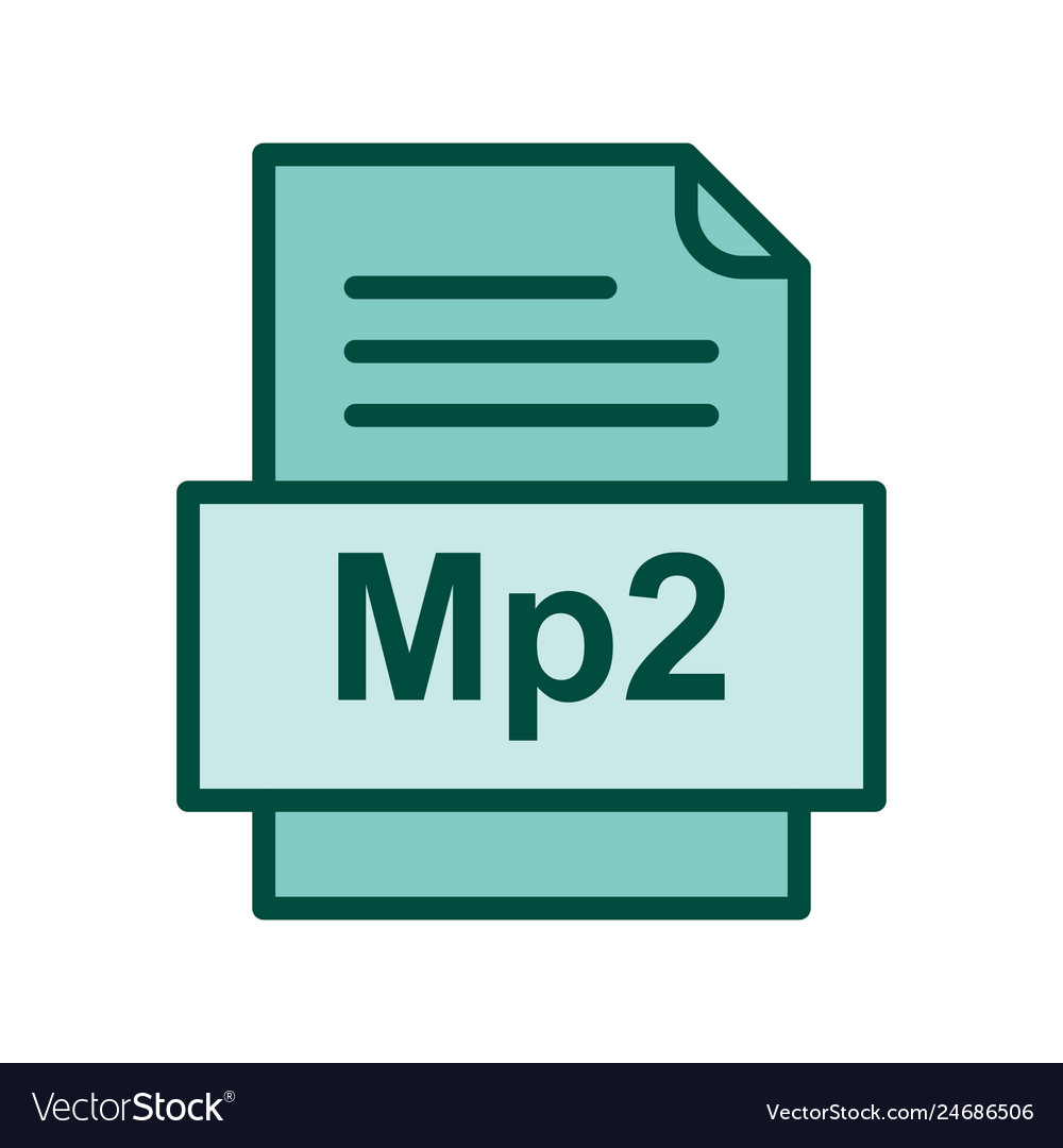 Mp2 file document icon