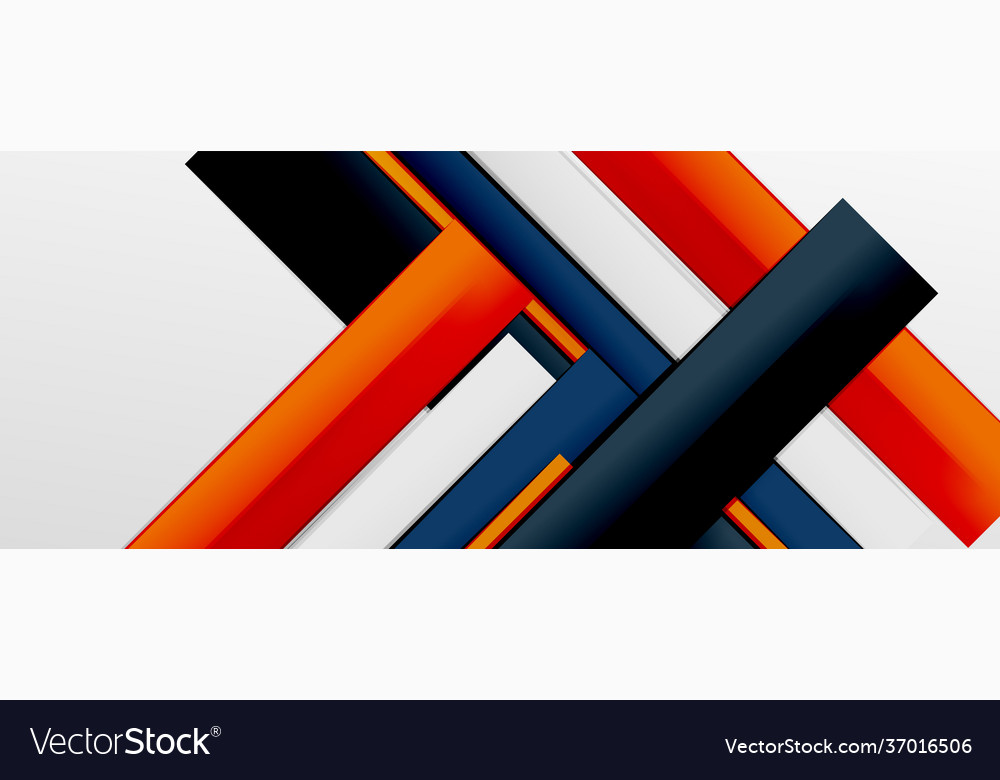 Multicolored lines background design template Vector Image Multicolored lines background design template