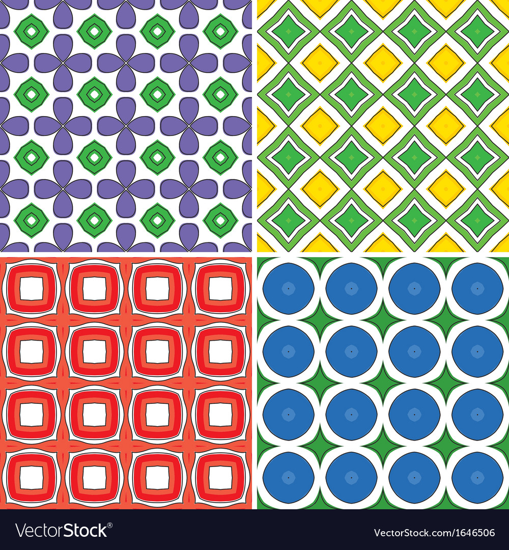 Seamless pattern set