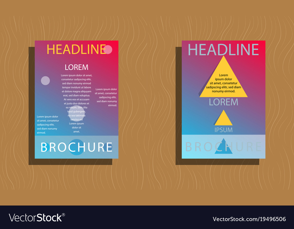 Set of layout background for art template