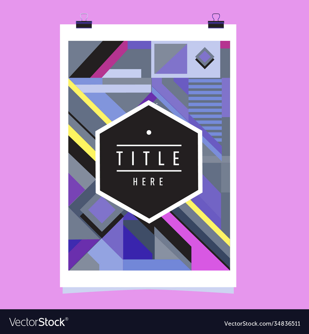 Abstract colorful geometric pattern background