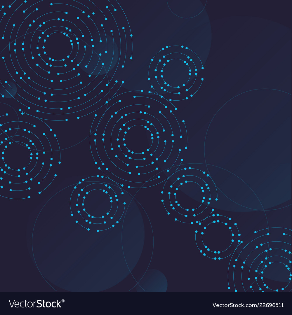 Connected Dots and Lines Abstract Background