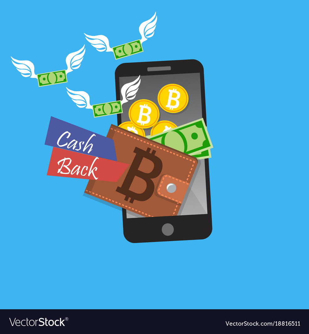 Digital bitcoin mobile wallet