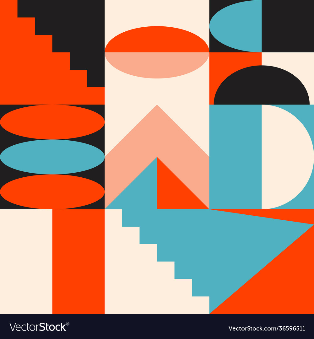 Minimal geometric pattern design