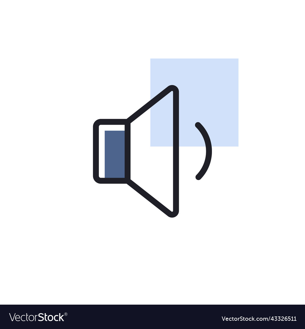 Minimum volume sound music icon graph symbol