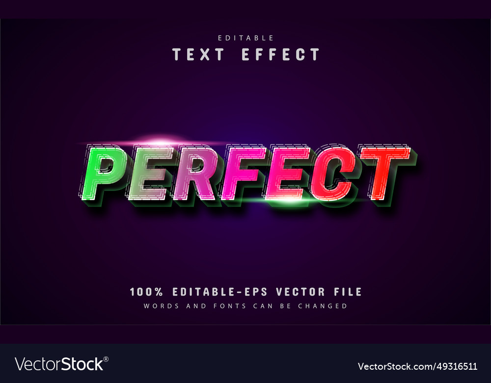 Perfect text gradient style effect
