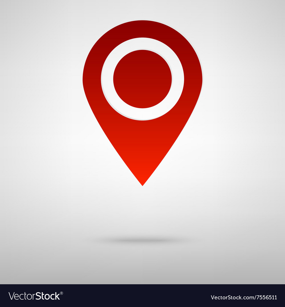 Red icon with shadow