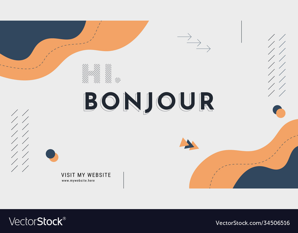 Abstract web landing page