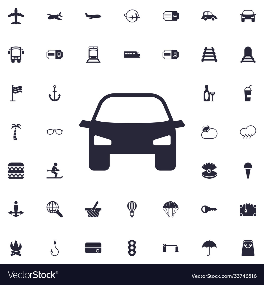 Car icon Royalty Free Vector Image - VectorStock