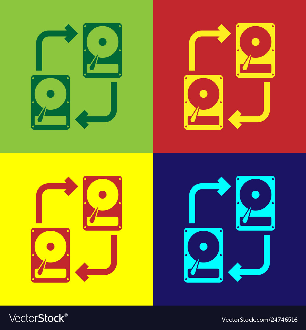 Color a fixed data storage device hard disk