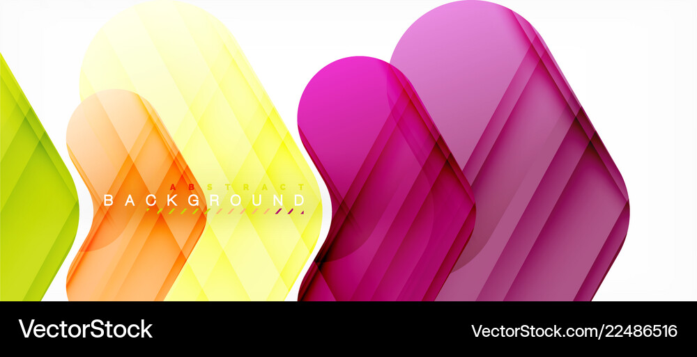 Colorful glossy arrows abstract background Vector Image