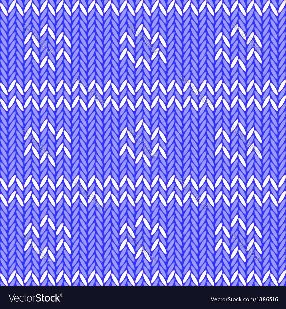 Design seamless colorful knitted pattern