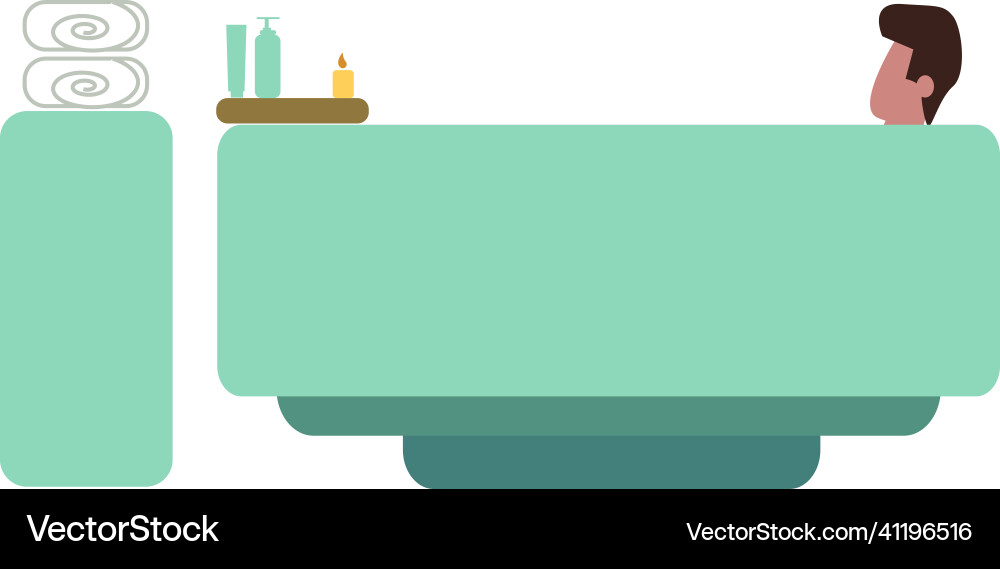 Flat spa salon Royalty Free Vector Image - VectorStock