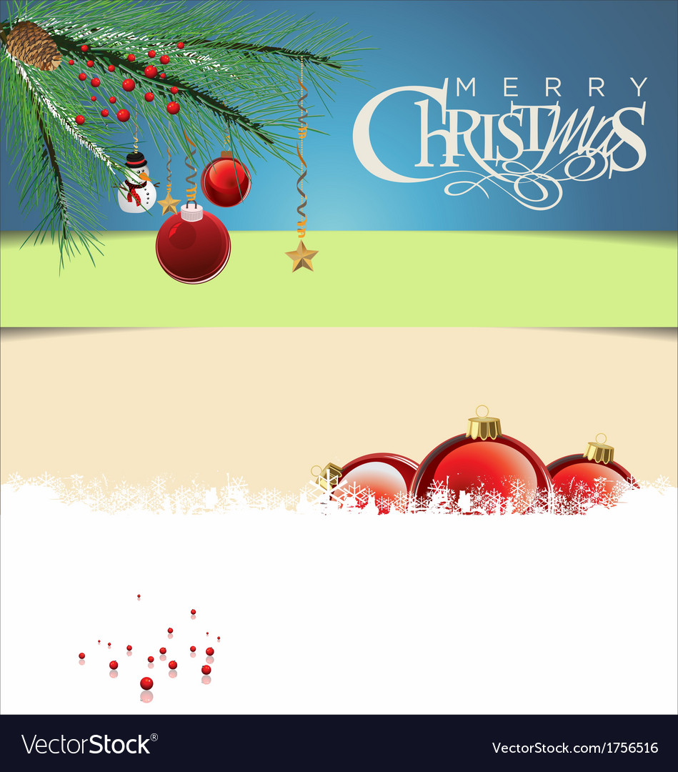 merry christmas background vector